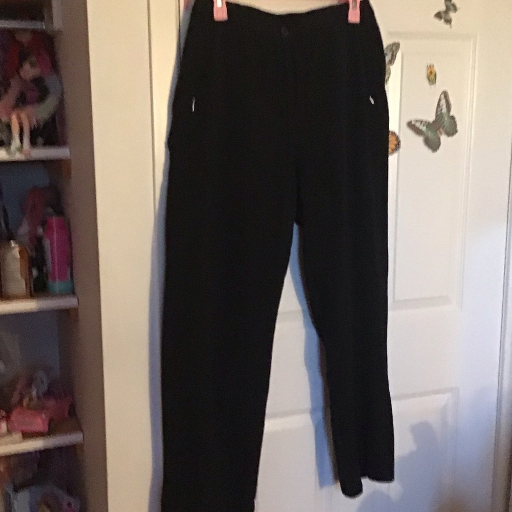 TanJay Women's Classic Black Straight Leg Pants